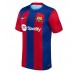 Cheap Barcelona Robert Lewandowski #9 Home Football Shirt 2023-24 Short Sleeve